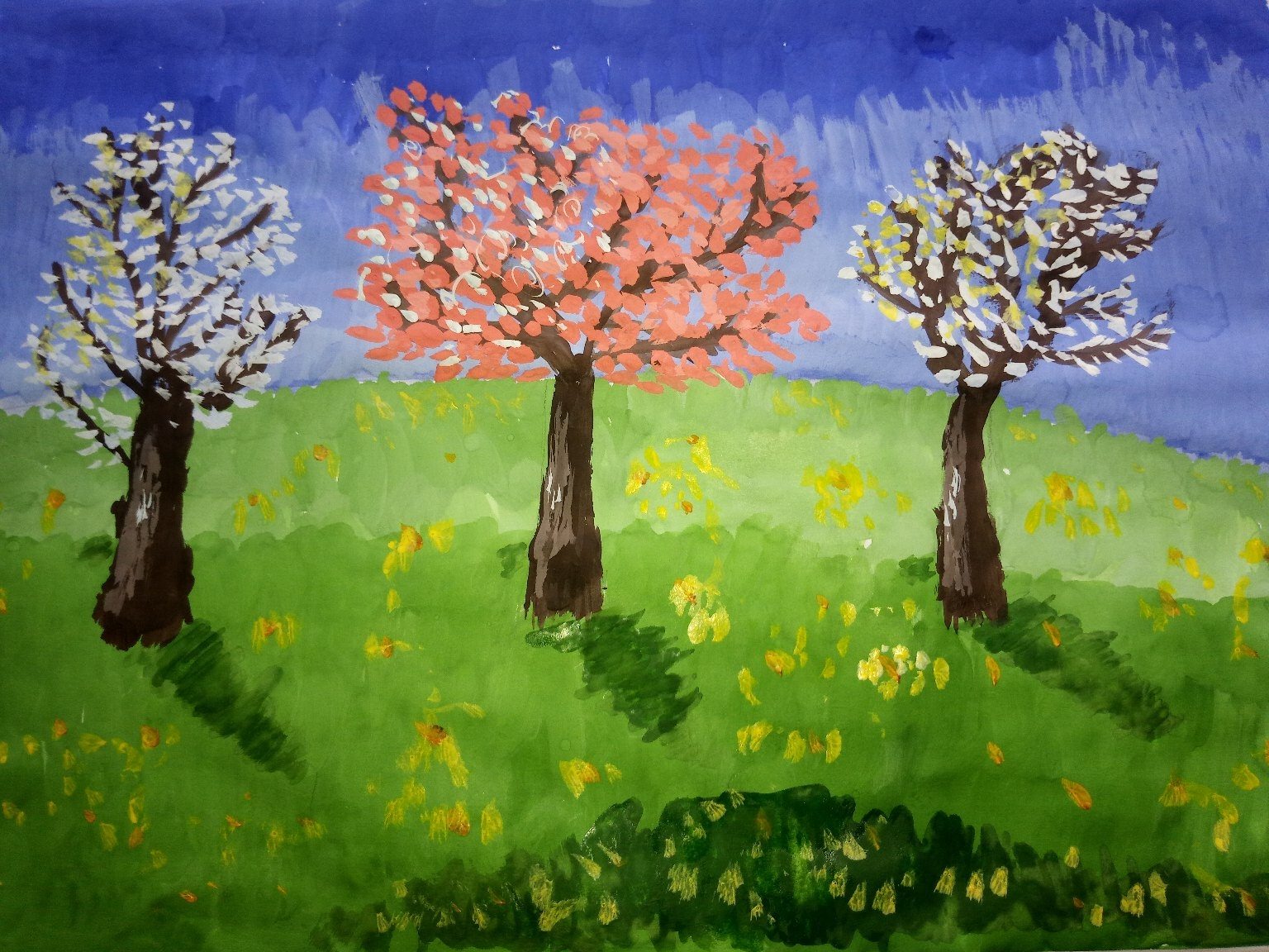 Рисование цветущий сад. Рисование Весеннее дерево. Рисование с детьми Весеннее дерево. Рисование весенне деоево. Рисование деревья весной.