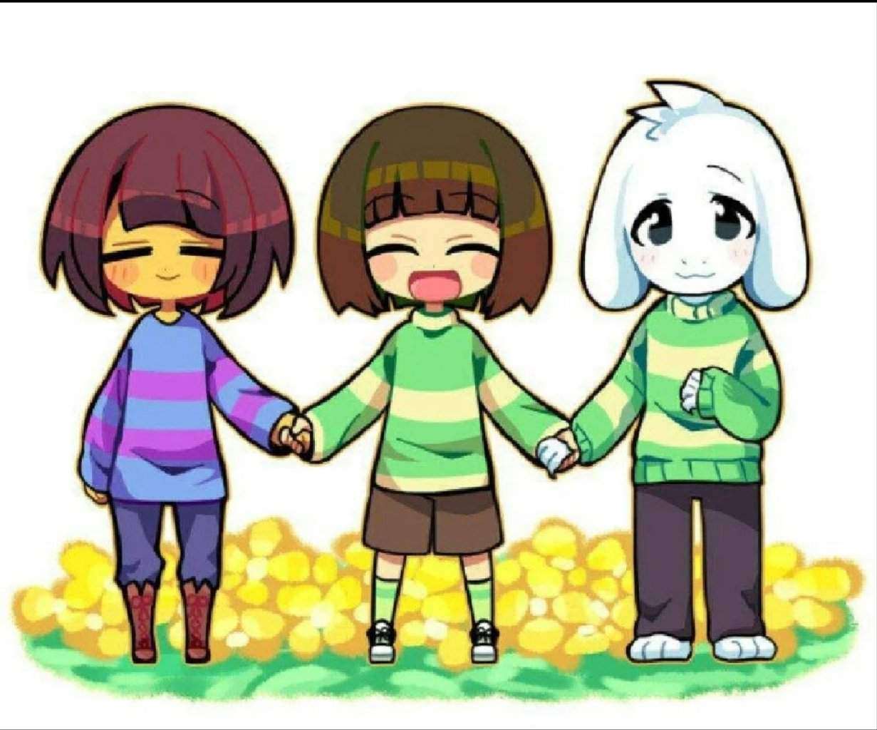 Фрис. Фриск Чара и Азриэль. Андертейл Чара Фриск и Азриэль. Chara Frisk Asriel. Чара андертейл.