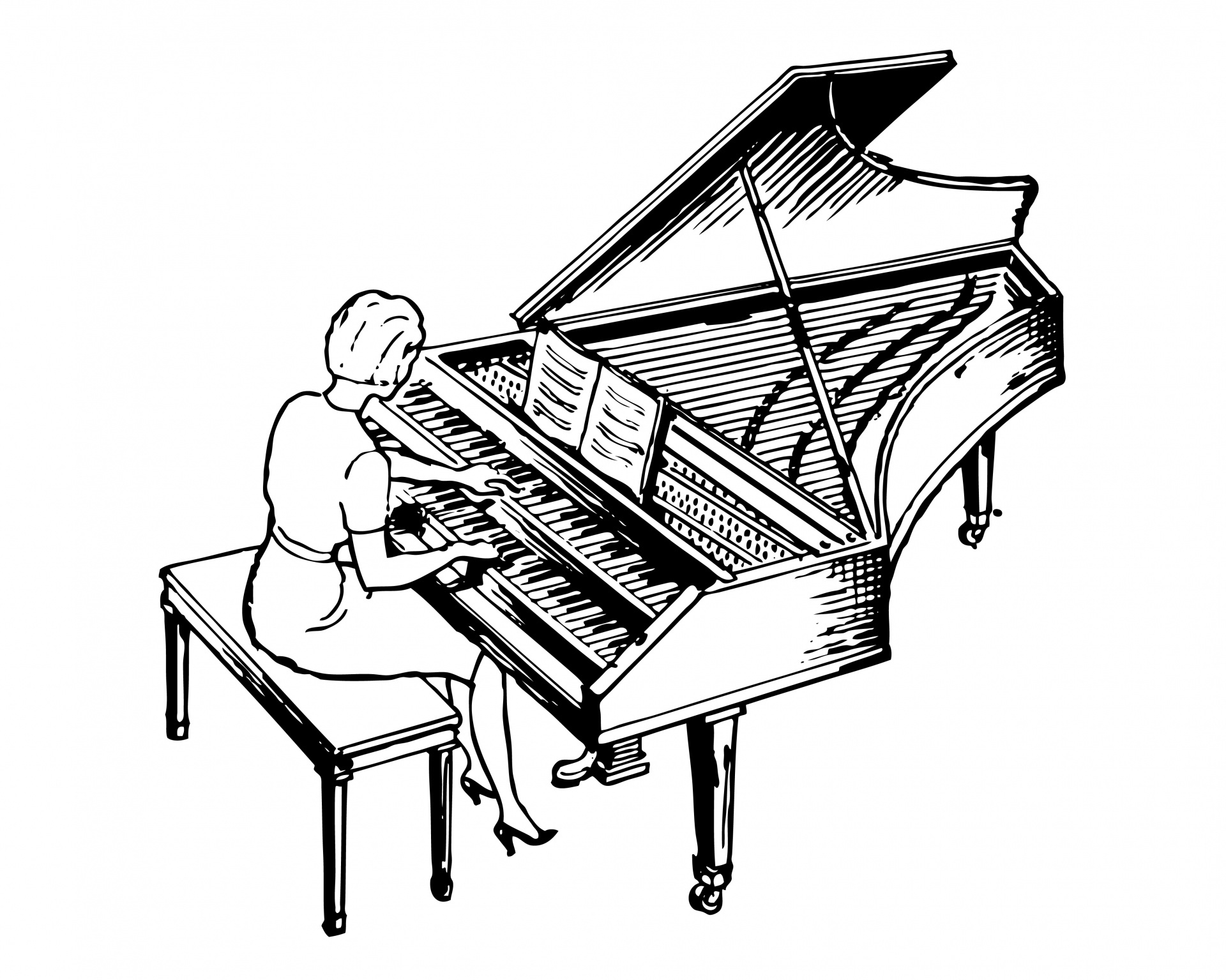 Шагающее фортепиано. Чембало клавесин. Клавесин музыкальный инструмент. Фортепиано рисунок. Пианино раскраска.