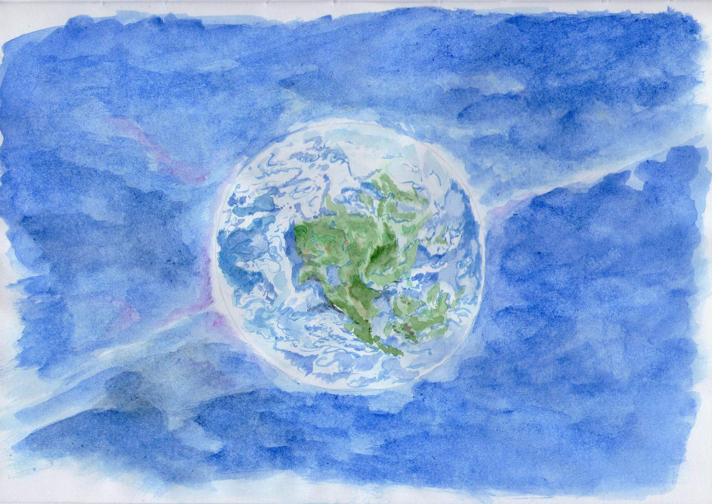 Земля из космоса рисунок для детей. Планета земля акварелью. Земля акварель. Земля рисунок. Рисование земля.