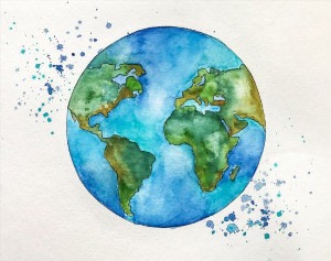 Планета земля рисунок для детей
