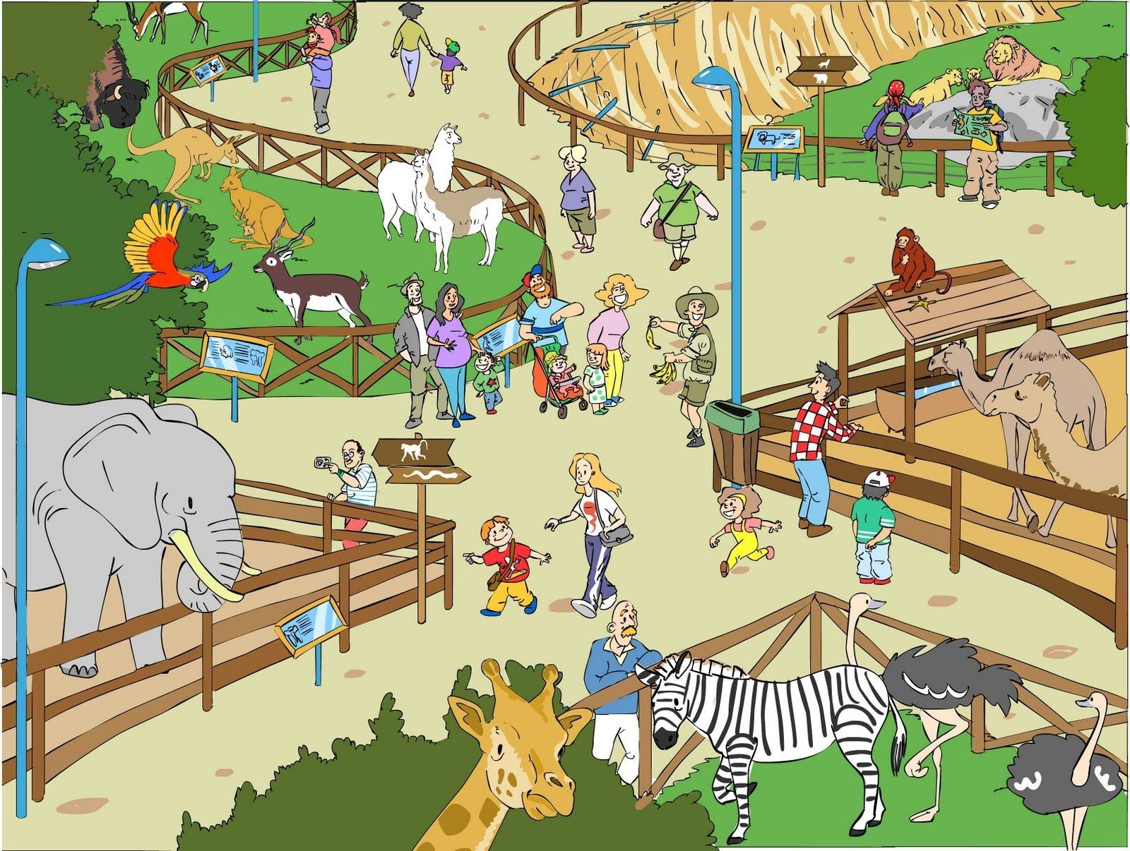 Kids box wild animals. Зоопарк рисунок. Дети в зоопарке. Зоопарк картинки для детей. Рисунок зоопарка с животными.