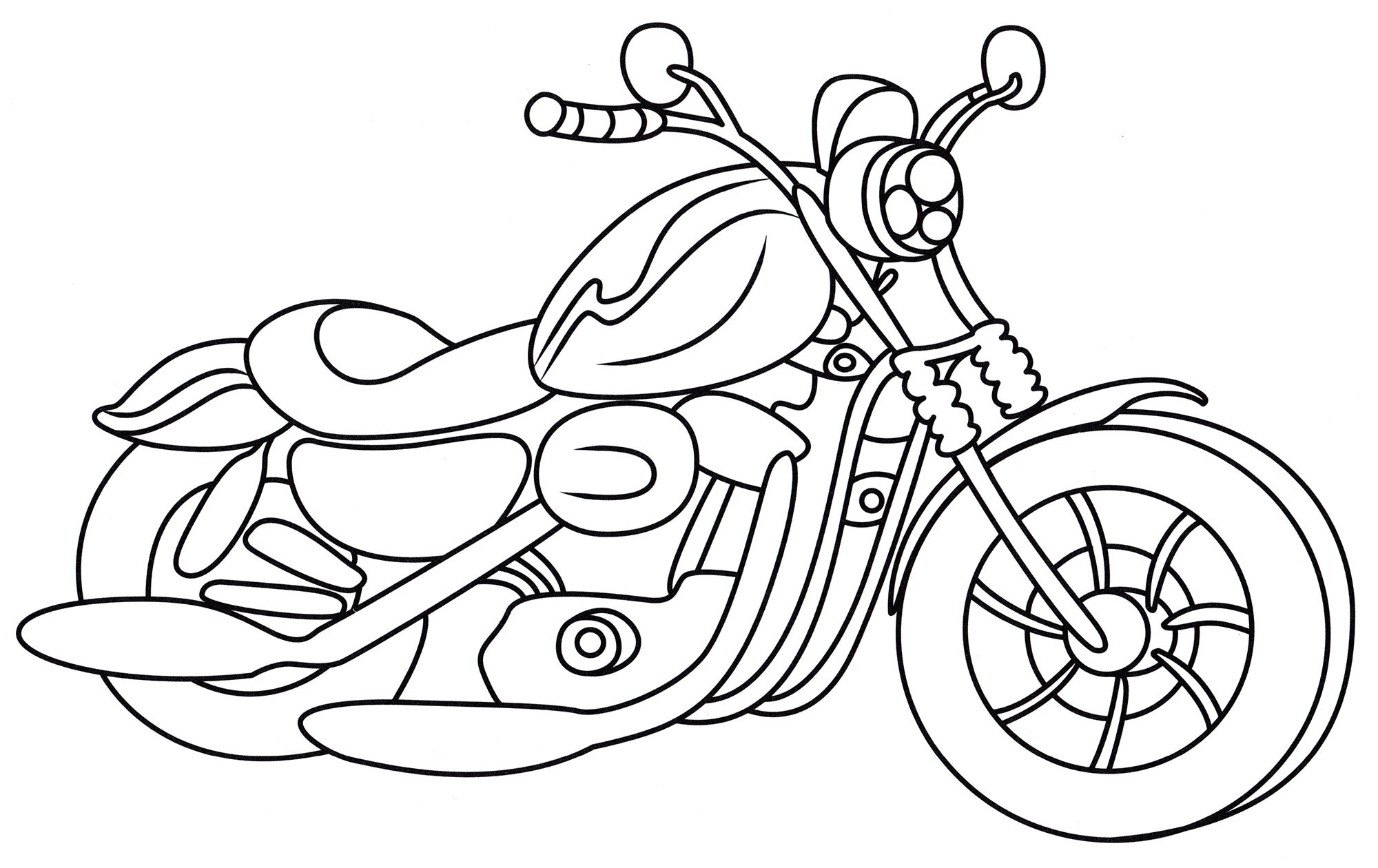 Мотоцикл Картинка Для Печати