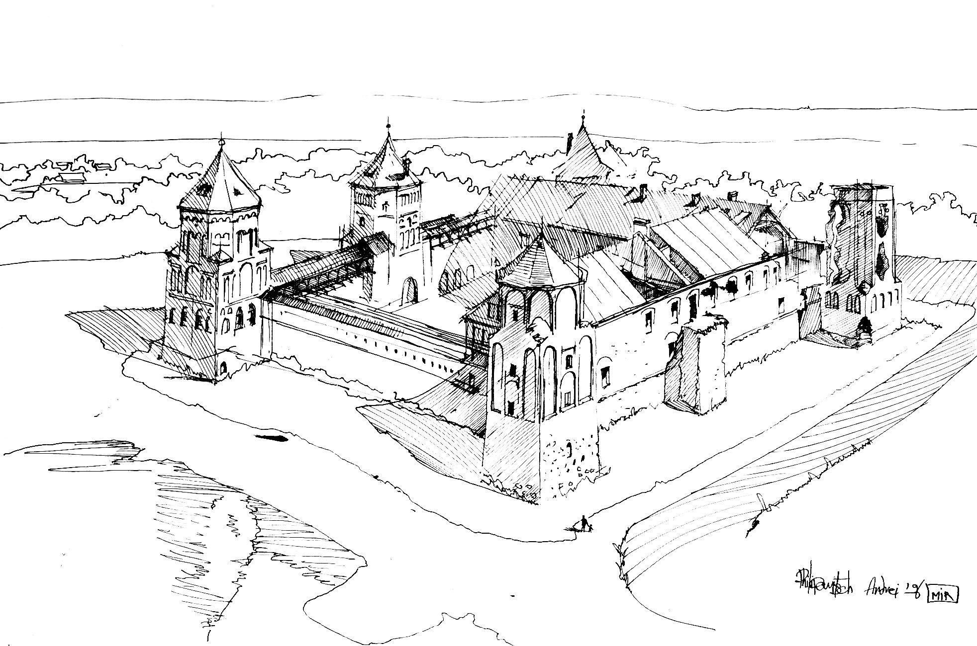 древний город крепость