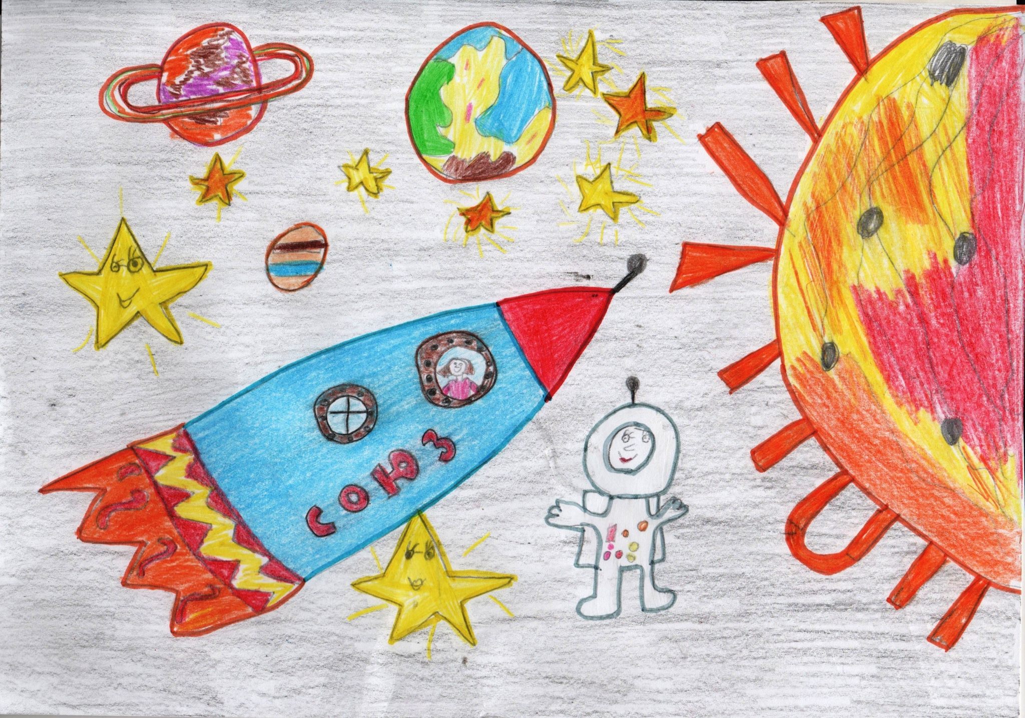 Нарисовать космос 1 класс. Рисунок на тему космос. Рисунки на тему космос для детей. Рисунок в садик на тему космос. Детский рисунок космос.
