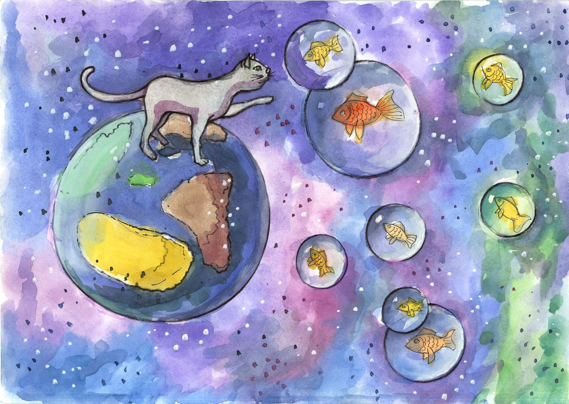 Рисунок планеты 5 класс. Рисунок на тему космос. Рисунок на космическую тему. Детские рисунки на тему космос. Космос рисунок для детей.