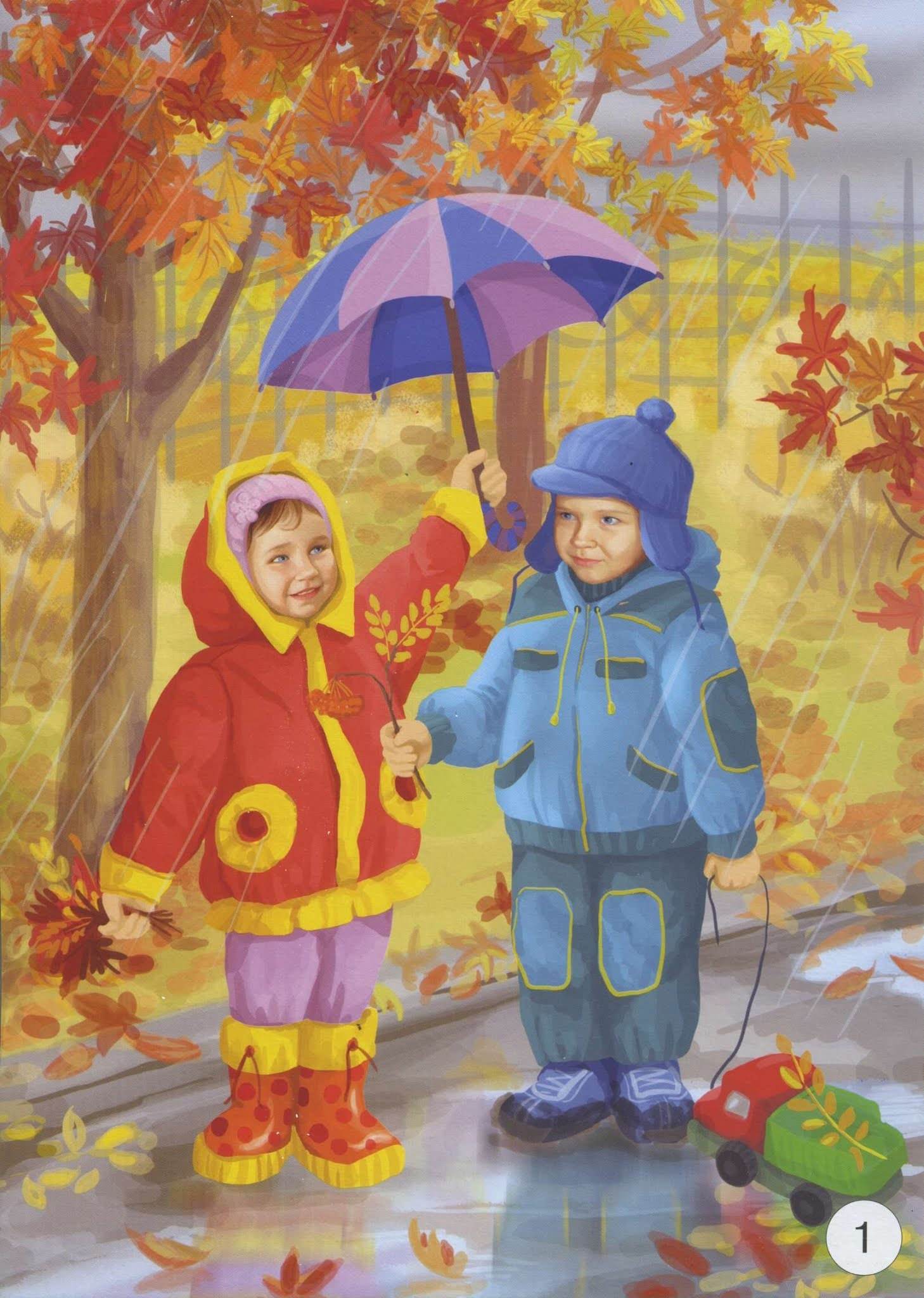 Осенняя одежда для детского сада