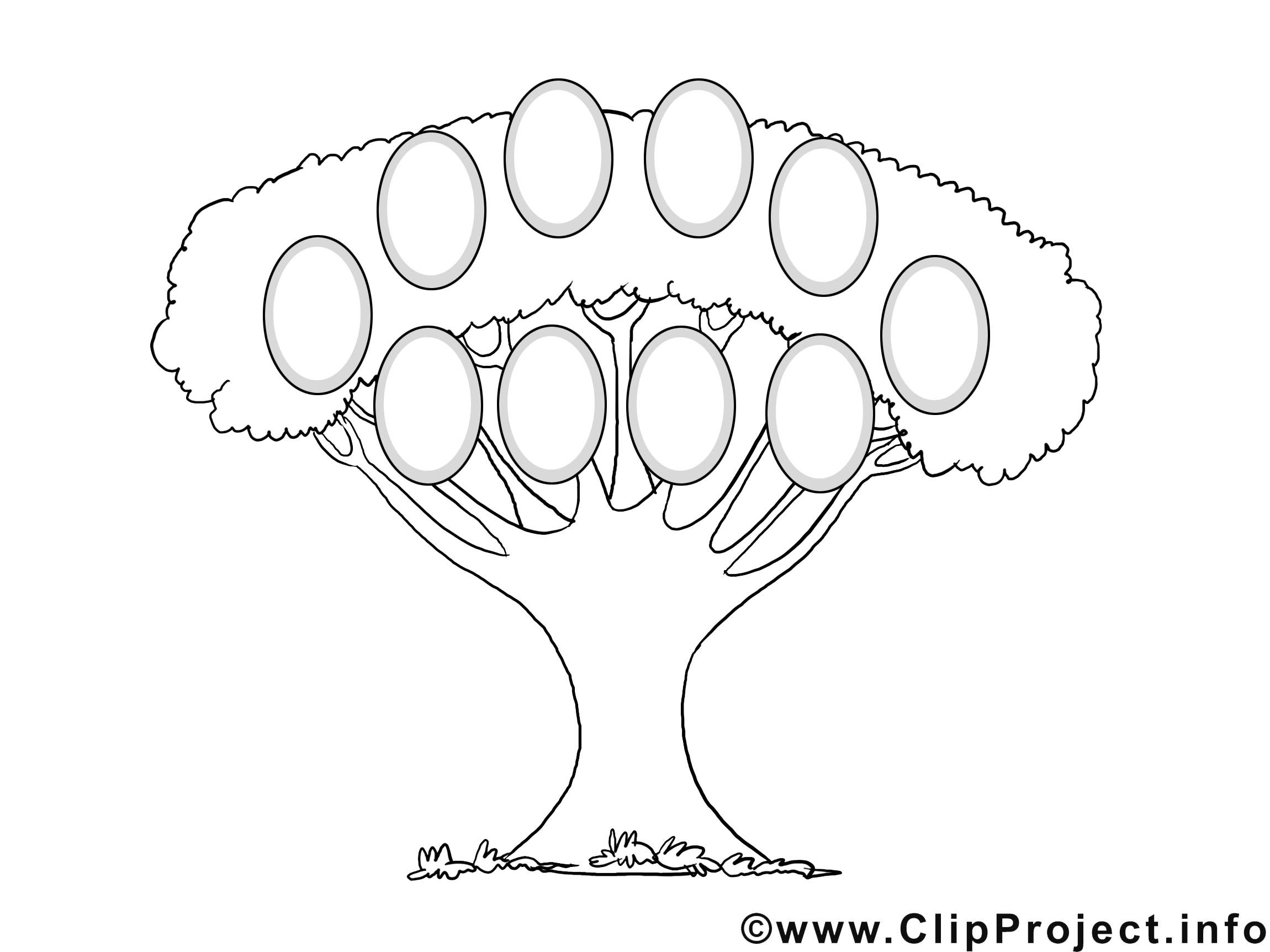 Нарисовать генеалогическое дерево семьи шаблон картинки