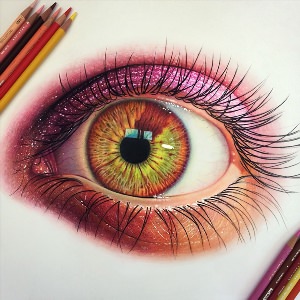 Красивые картины цветными карандашами
