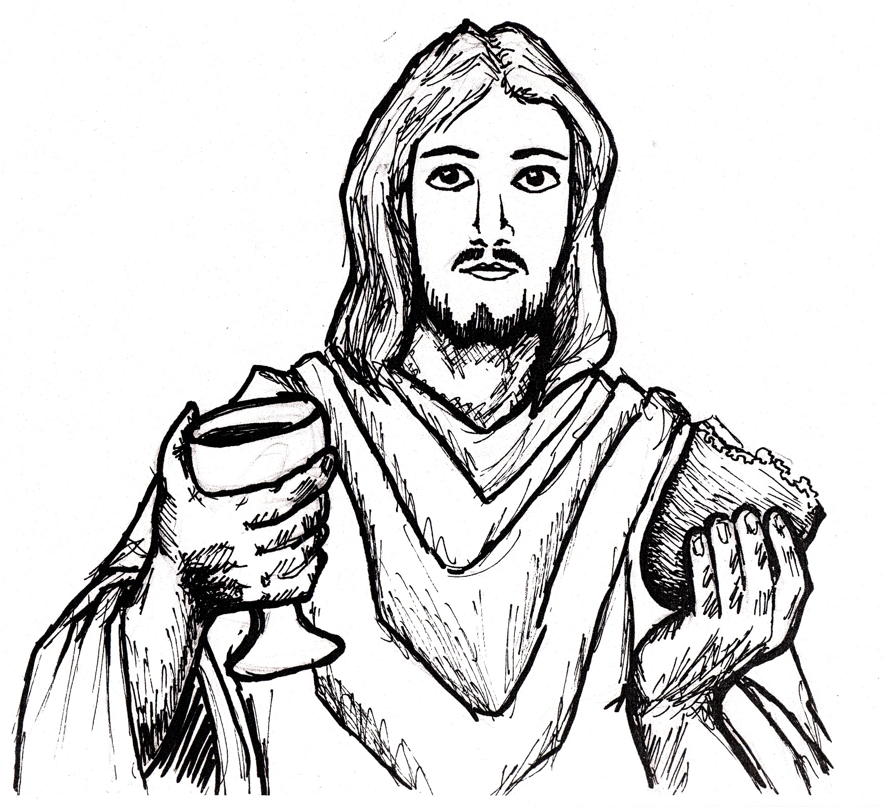 Как нарисовать иисуса. Джизус Иисус. Иисус рисунок. Иисус скетч. Иисус Христос для срисовки.