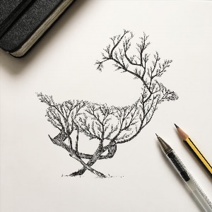Скетчинг деревья