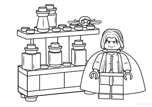Лего гарри поттер раскраска