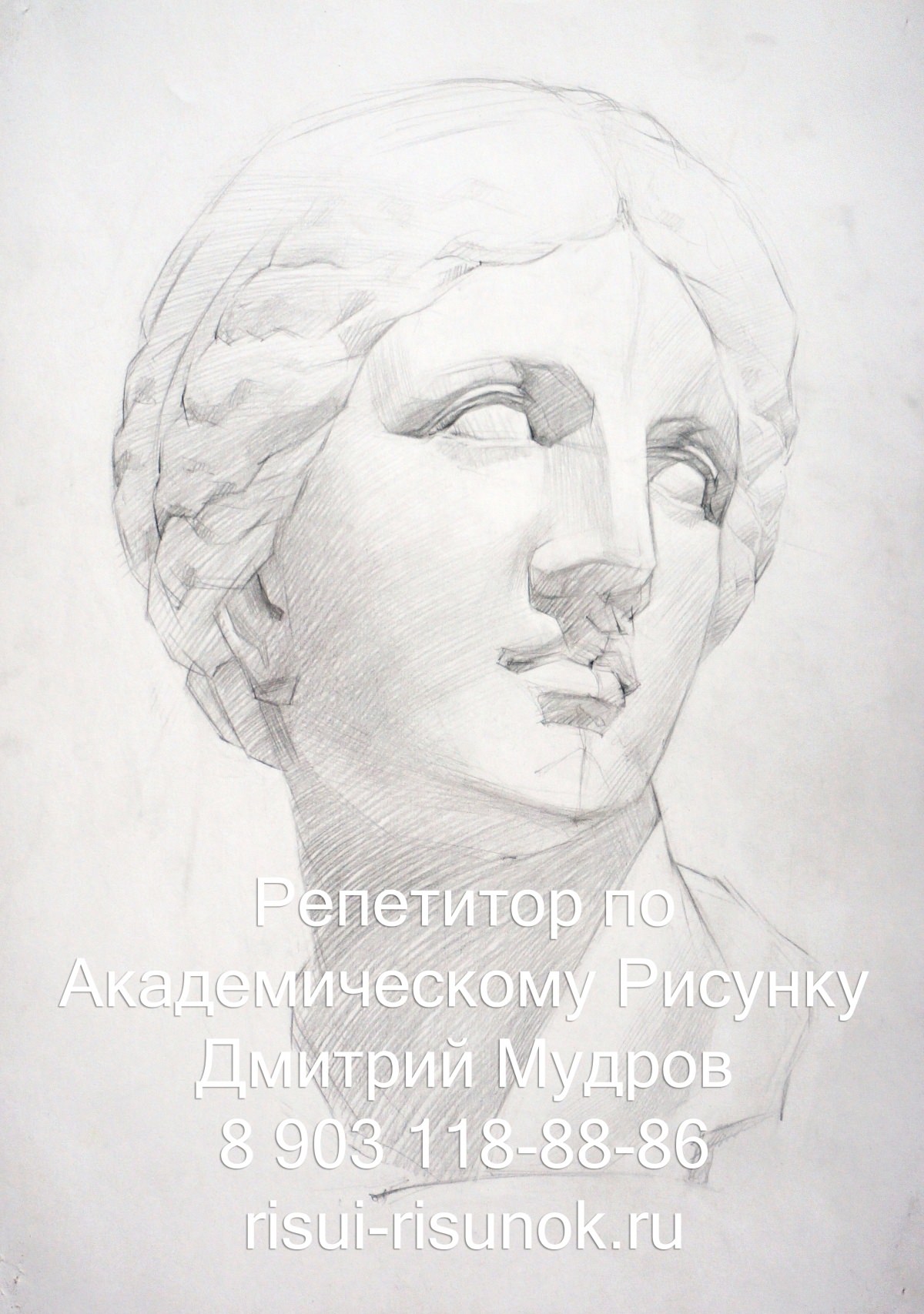 Рисунок голова афродиты