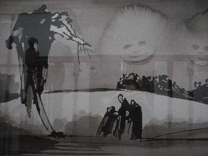 Михаил Шемякин рисунки в стиле дзен