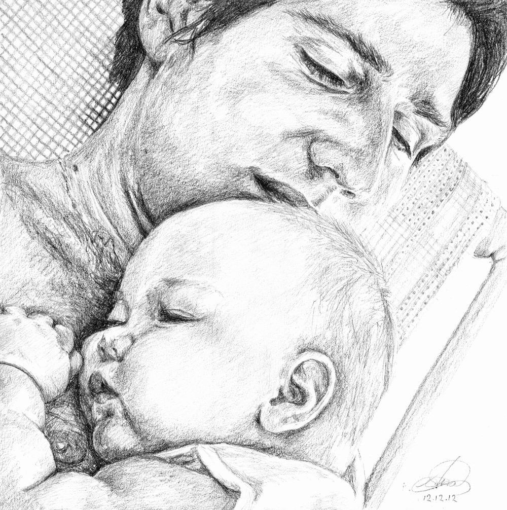Рисунок отца и сына. Отец и сын эскиз. Эскизы для отцов. Папа набросок. Отец и ребёнок набросок карандашом.
