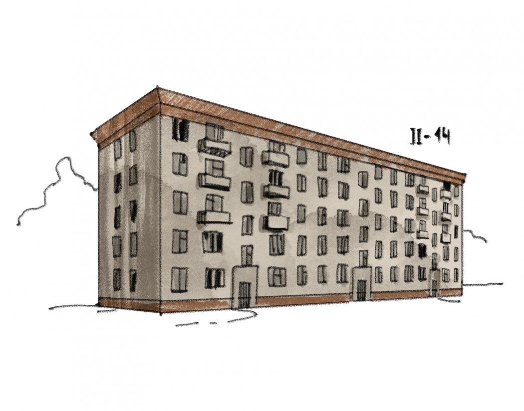 Как рисовать панельные дома