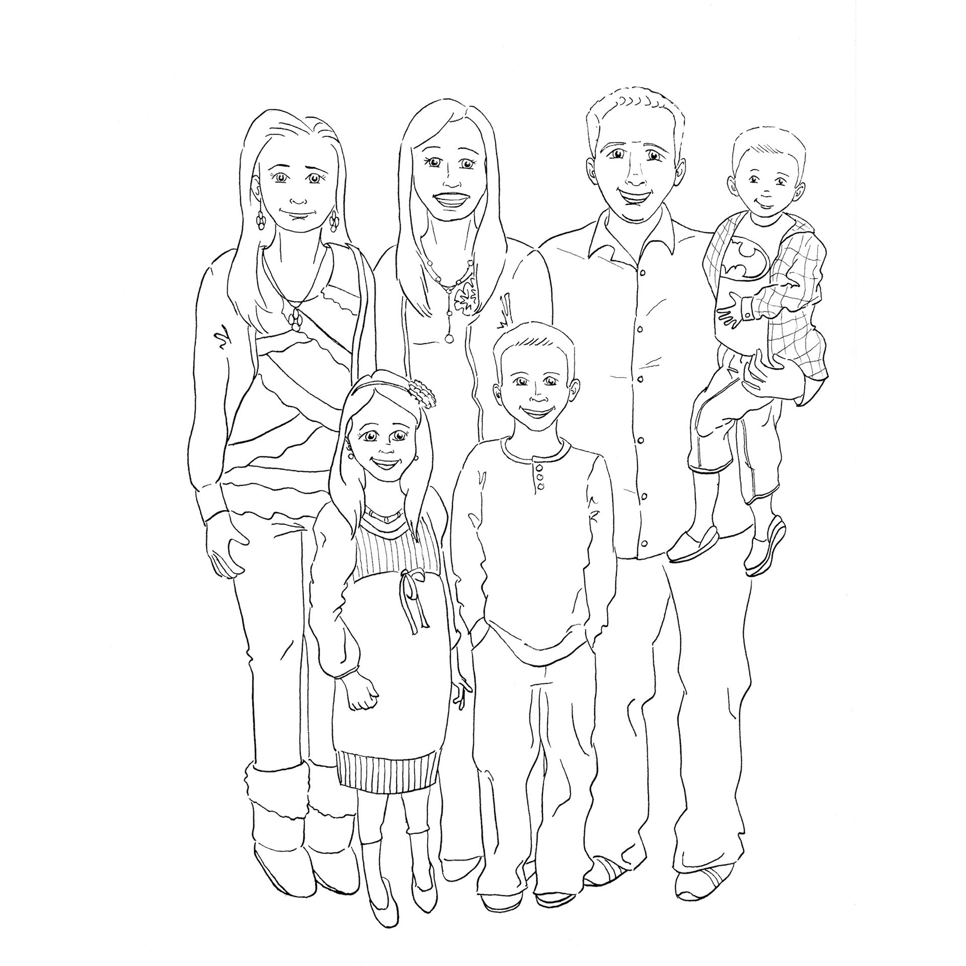Маленький рисунок семьи