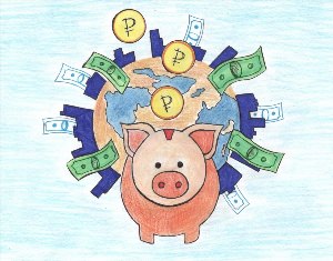 Рисунок на тему мир финансов