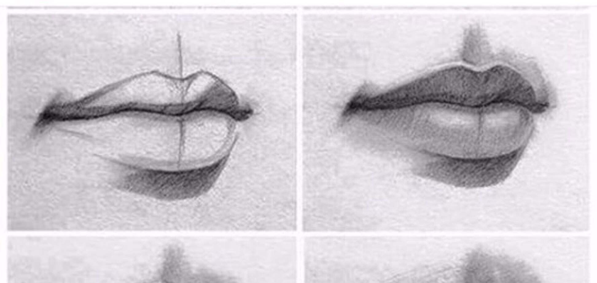 Губы поэтапно для начинающих. Карандаш для губ. Нарисовать губы. Губы для рисования. Как рисовать губы.