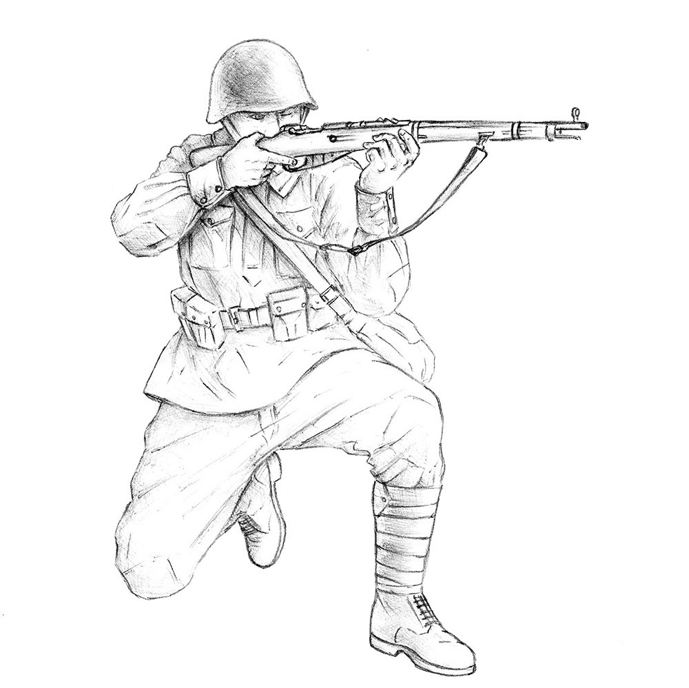 Солдат рисунок легко. Солдат рисунок для срисовки. Солдат рисунок карандашом. Солдат с автоматом рисунок. Военные картинки карандашом.