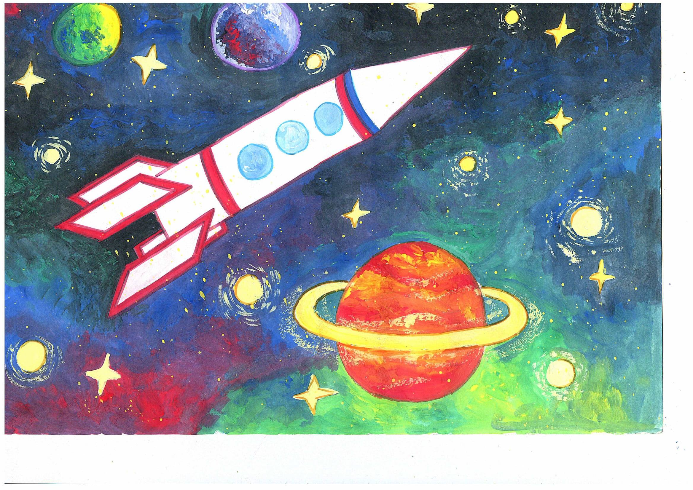 Легкие рисунки про космос. Рисунок на тему космос. Космос рисунок для детей. Рисунок на космическую тему для детского сада. Рисунок космос в садик.