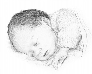 Рисунки новорожденных малышей