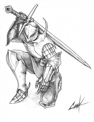 Нарисованный рыцарь