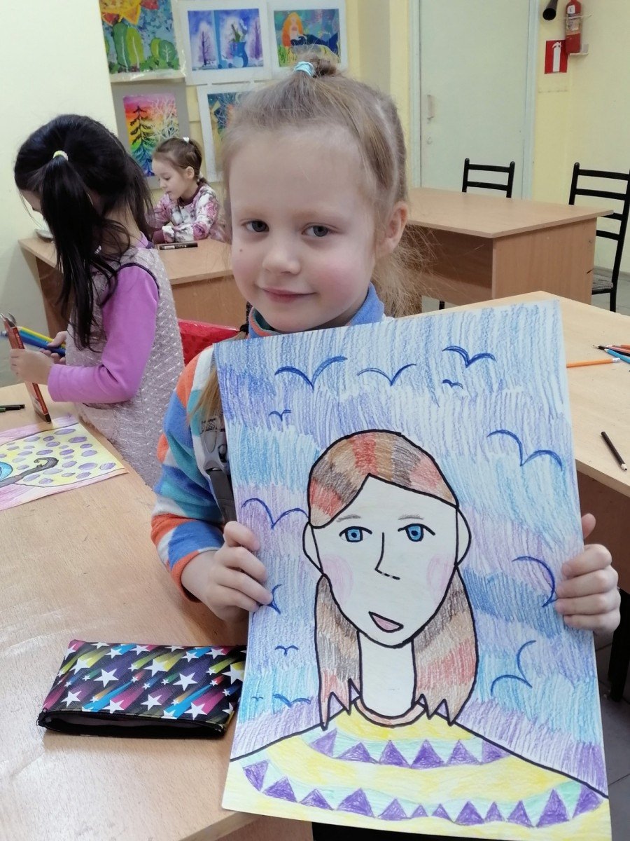 Автопортрет детский рисунок | Смотреть 87 фото бесплатно