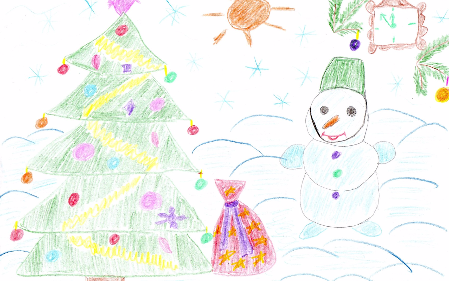 Рисование нового. Новогодние рисунки. Рисунок на новогоднюю тему. Детские рисунки на новый год. Детский рисунок новый год.