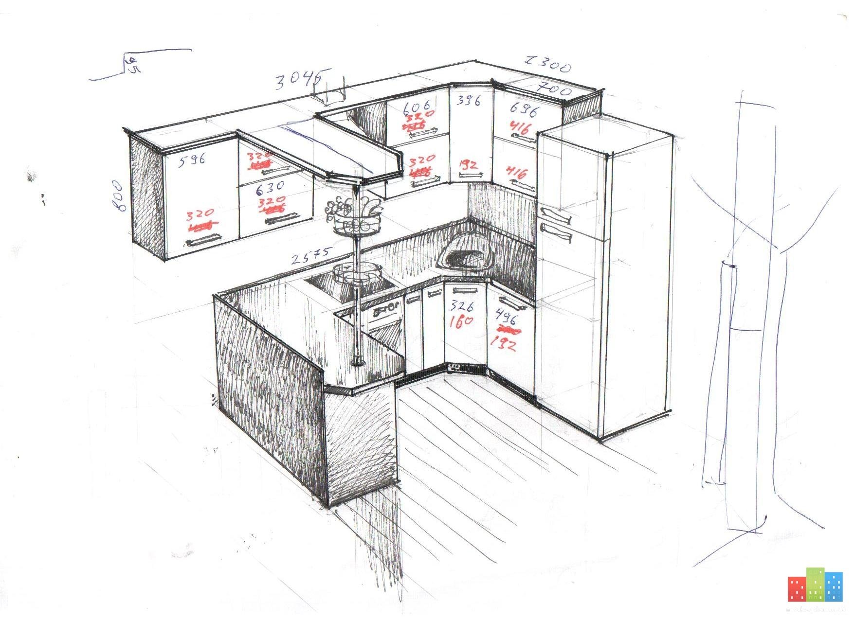 Нарисовать проект кухни самостоятельно онлайн бесплатно с нуля угловые