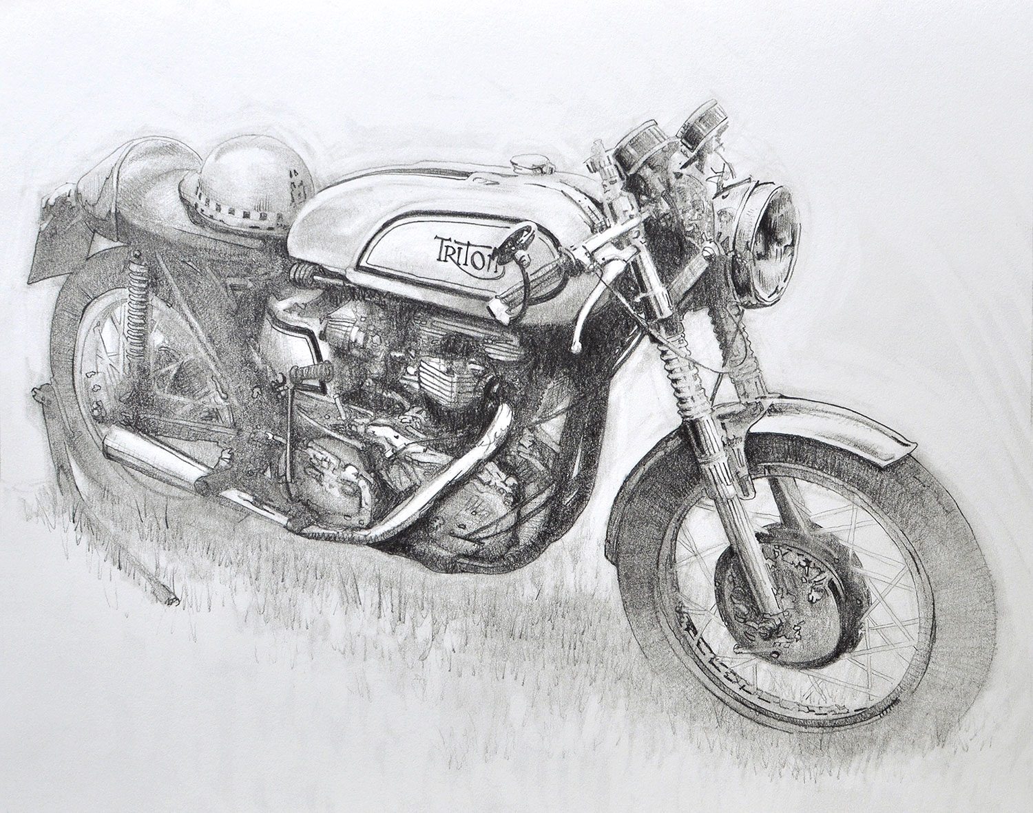 Зарисовка мотоцикла