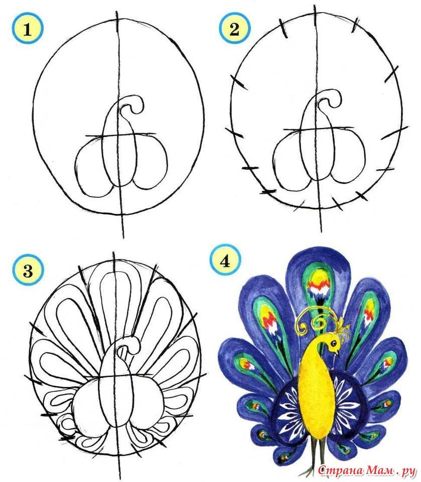 Изо 4 класс презентация поэтапное рисование