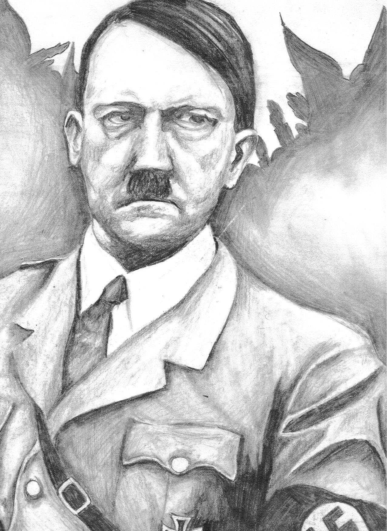 Адольф Гитлер эскиз