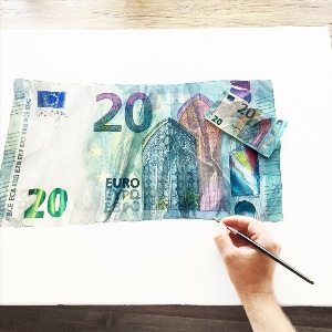 Как нарисовать деньги бумажные