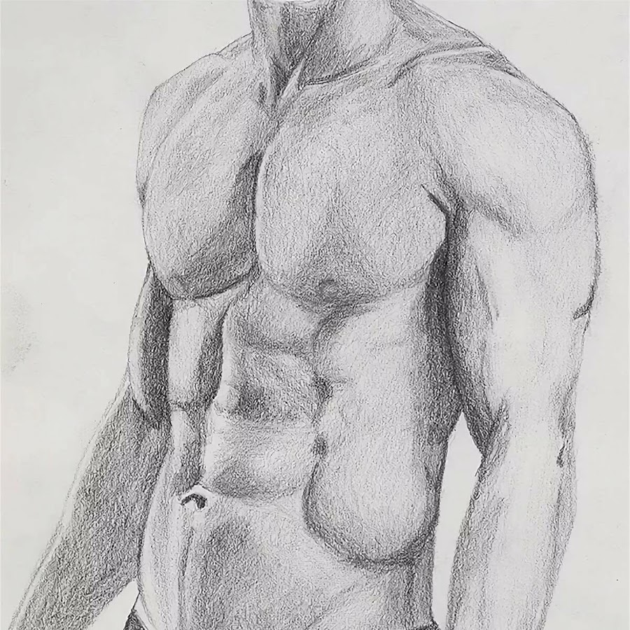 голые мужчины рисунок карандашом фото 9