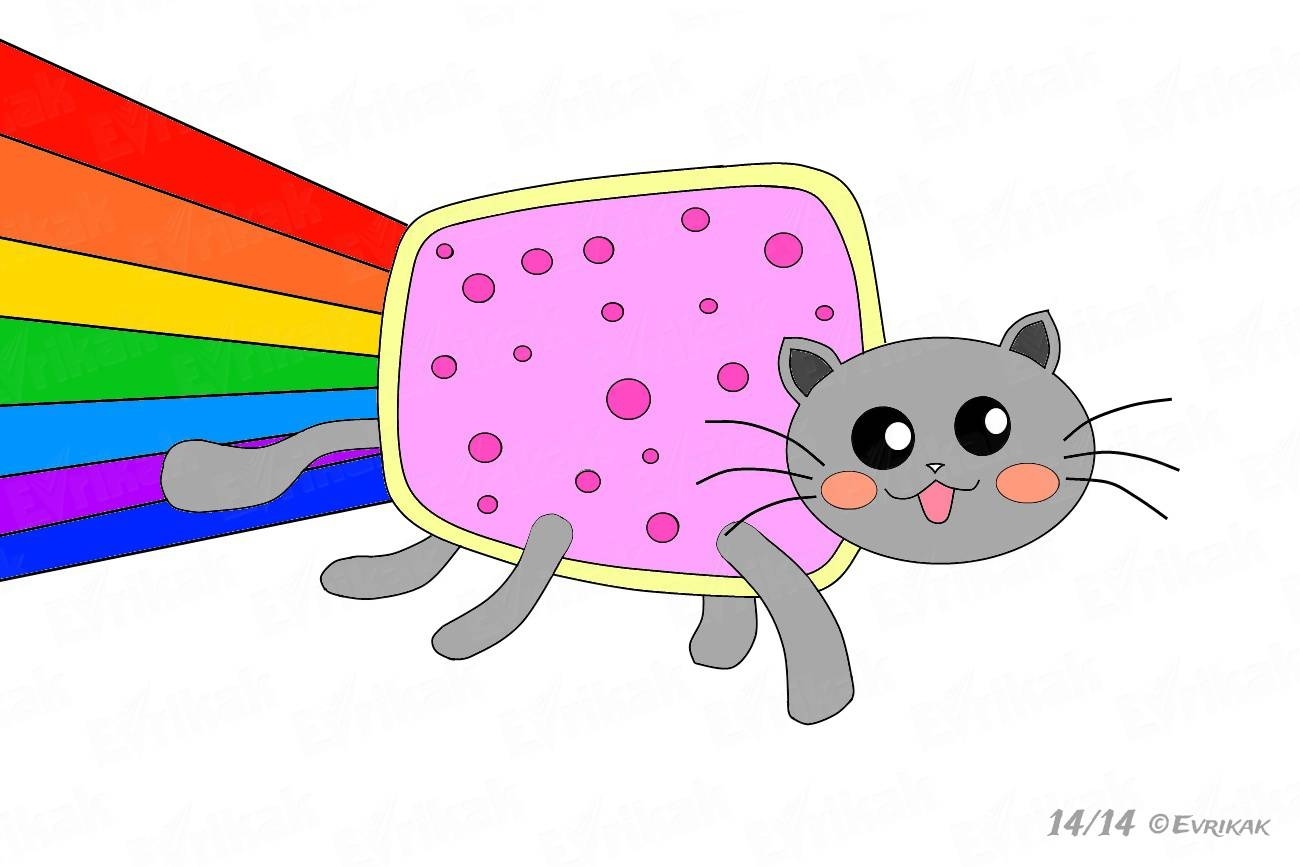 Nyan cat рисунки