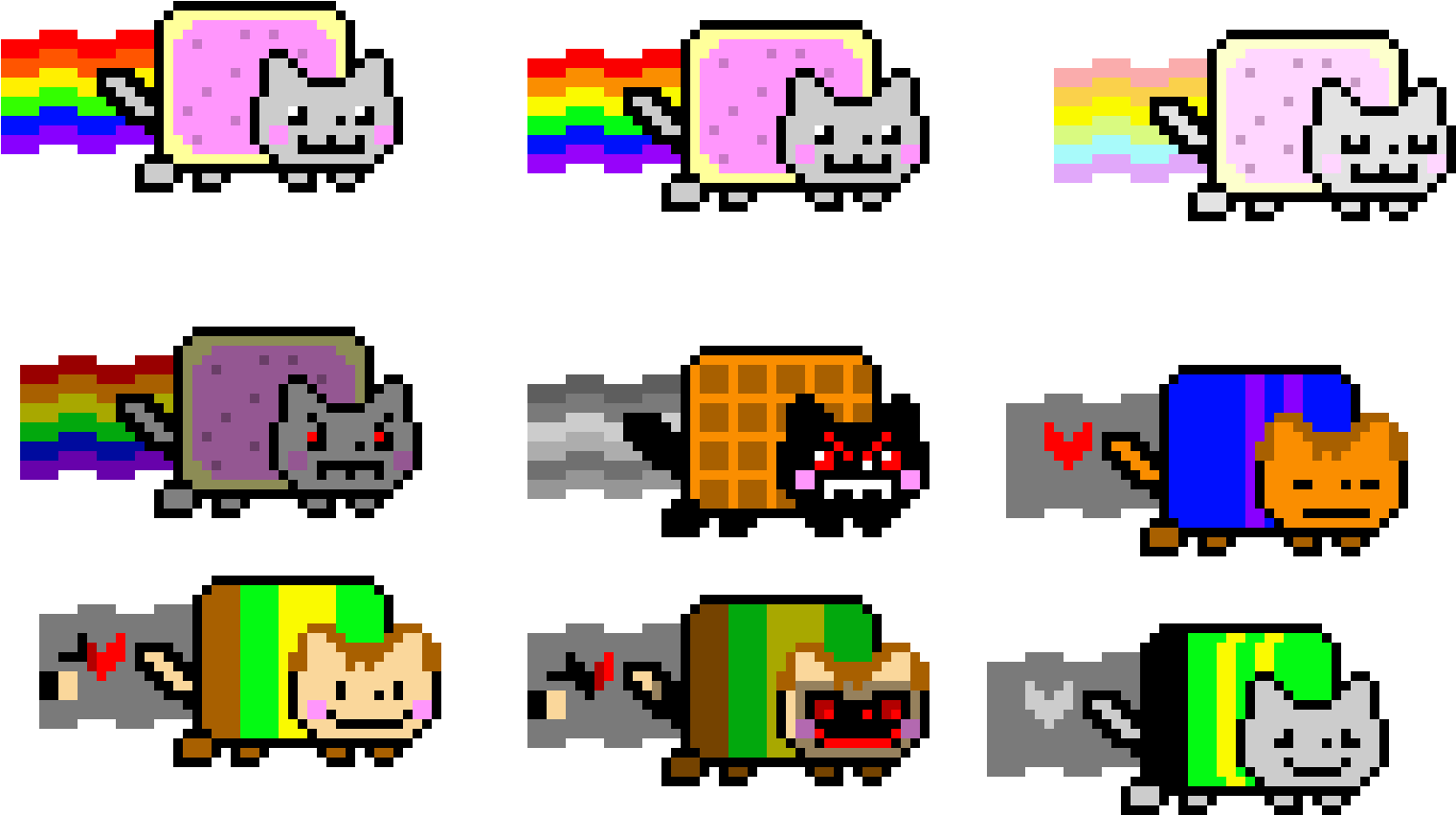 Nyan cat рисунки