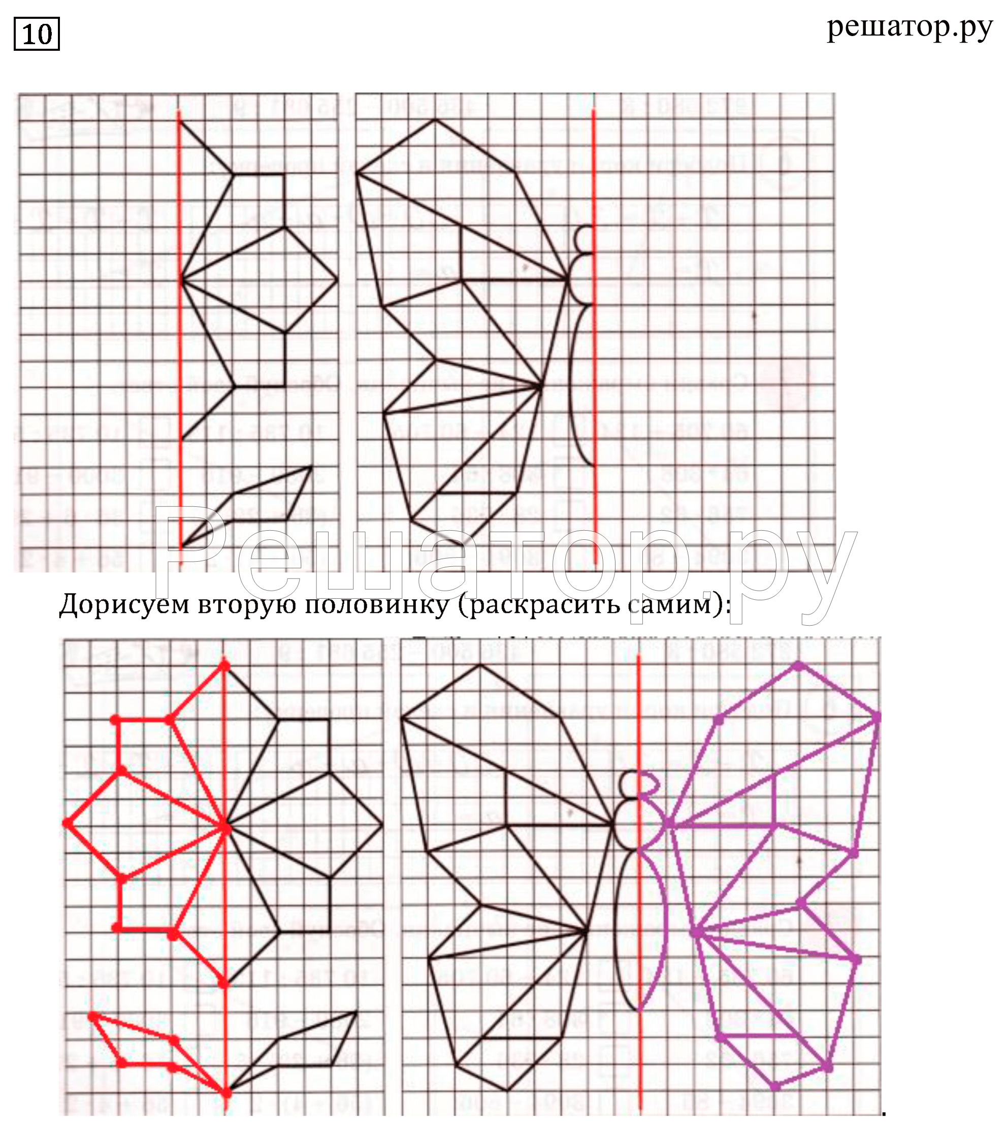 Симметрия в математике рисунок