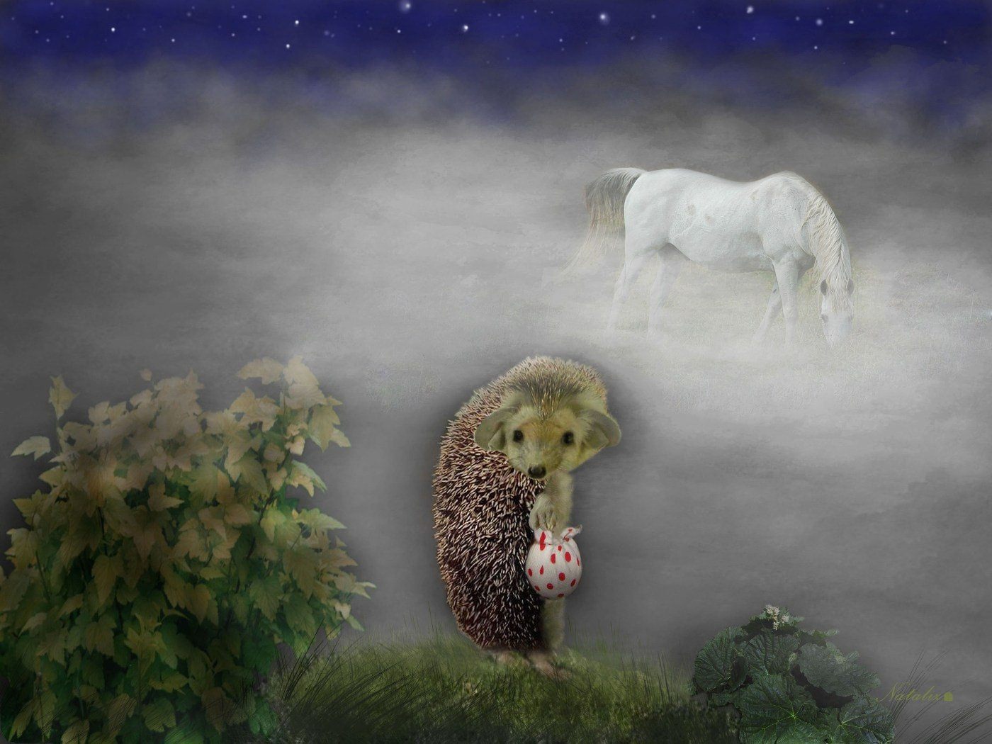 Ежик лошадь. «Ёжик в тумане» Юрия Норштейна. Норштейн Ежик в тумане.