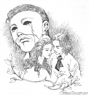 Призрак оперы иллюстрации к книге