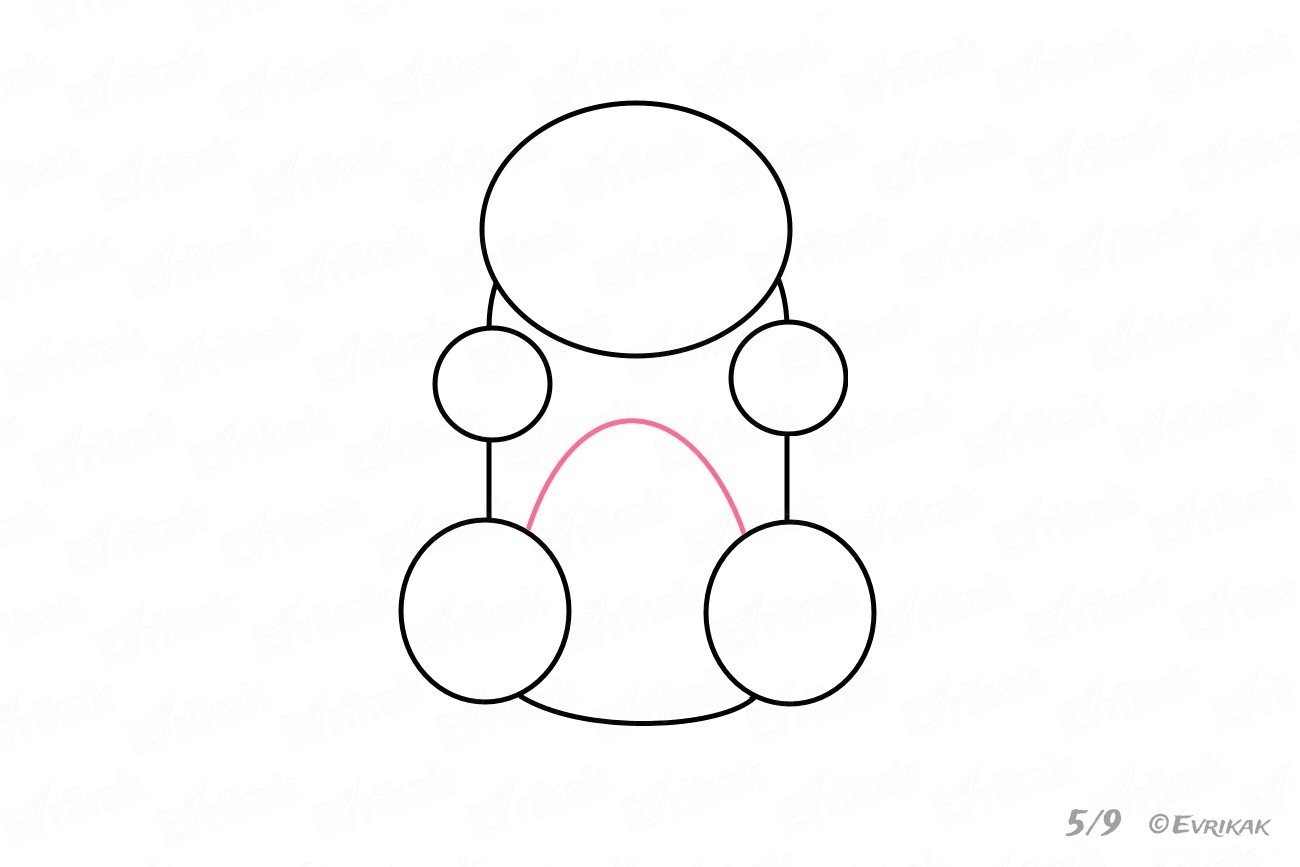 Как нарисовать желейного медведя валеру поэтапно