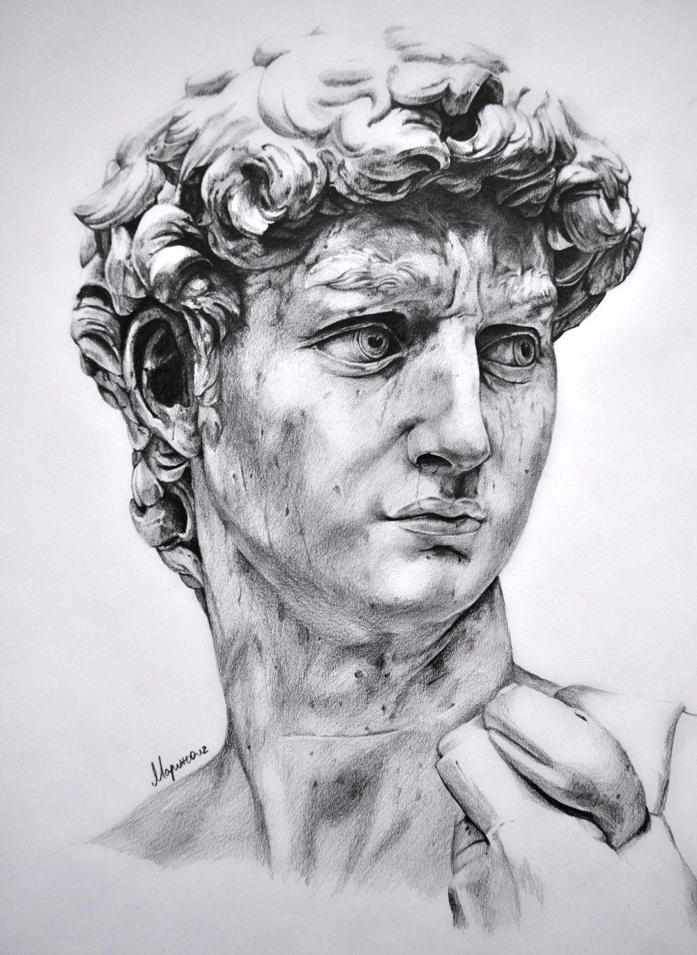 David drawing. Давид Микеланджело. Давид Микеланджело голова. Микеланджело Давид набросок. Давид Микеланджело портрет.