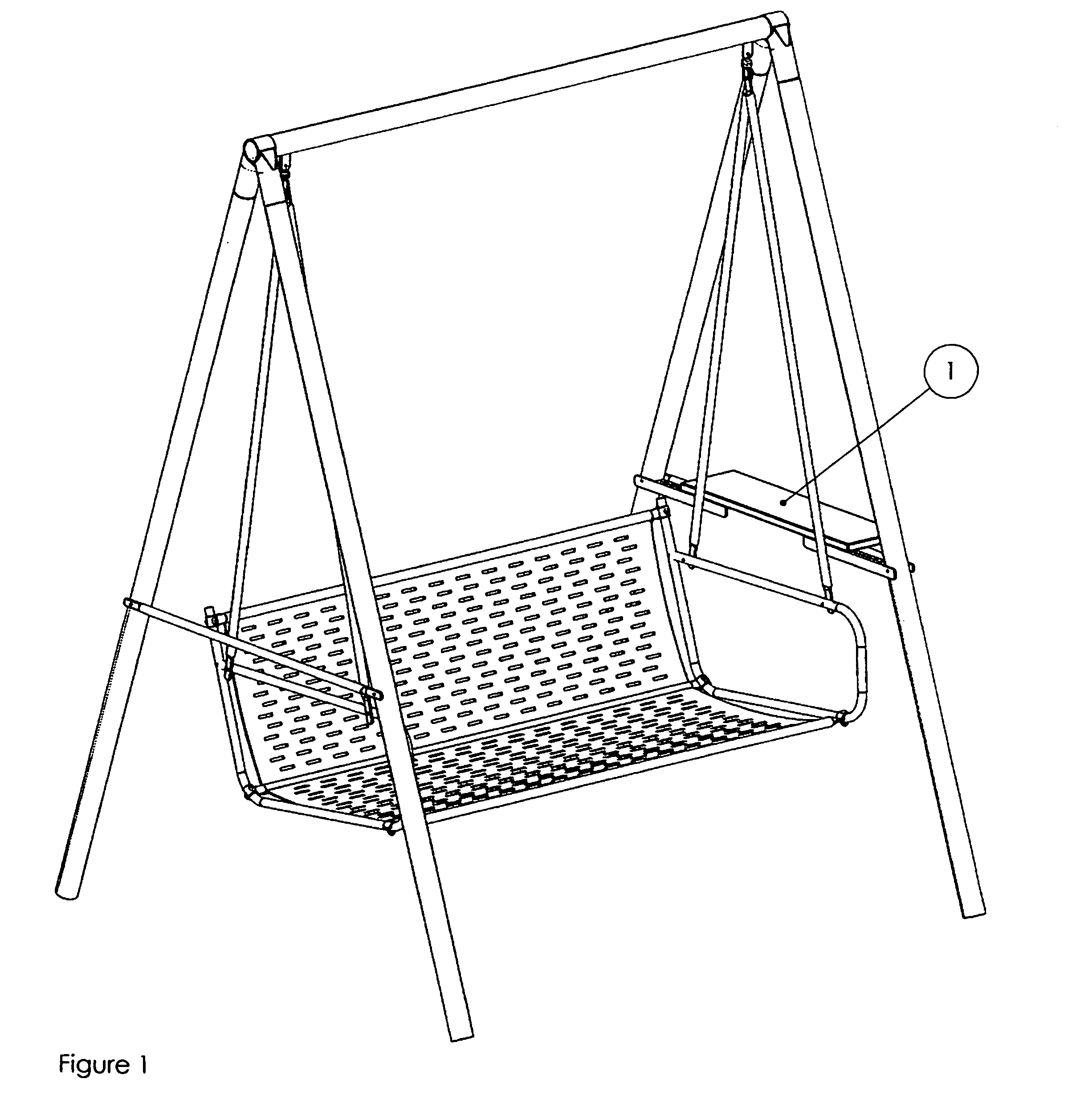 Садовые качели рисунок