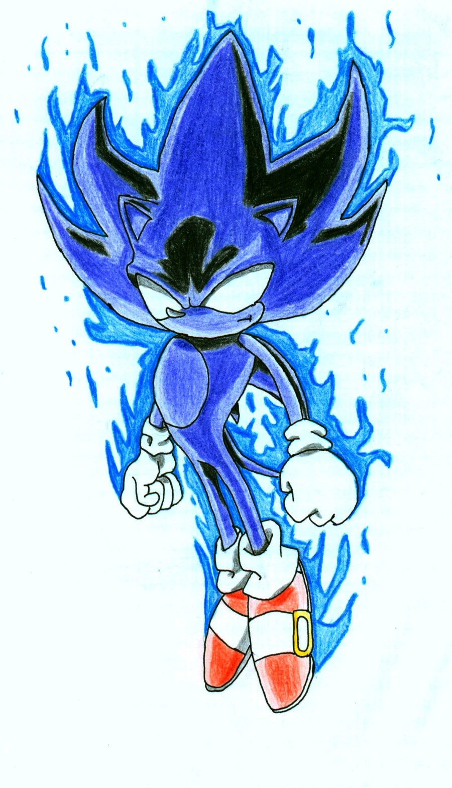 Dark sonic нарисовать