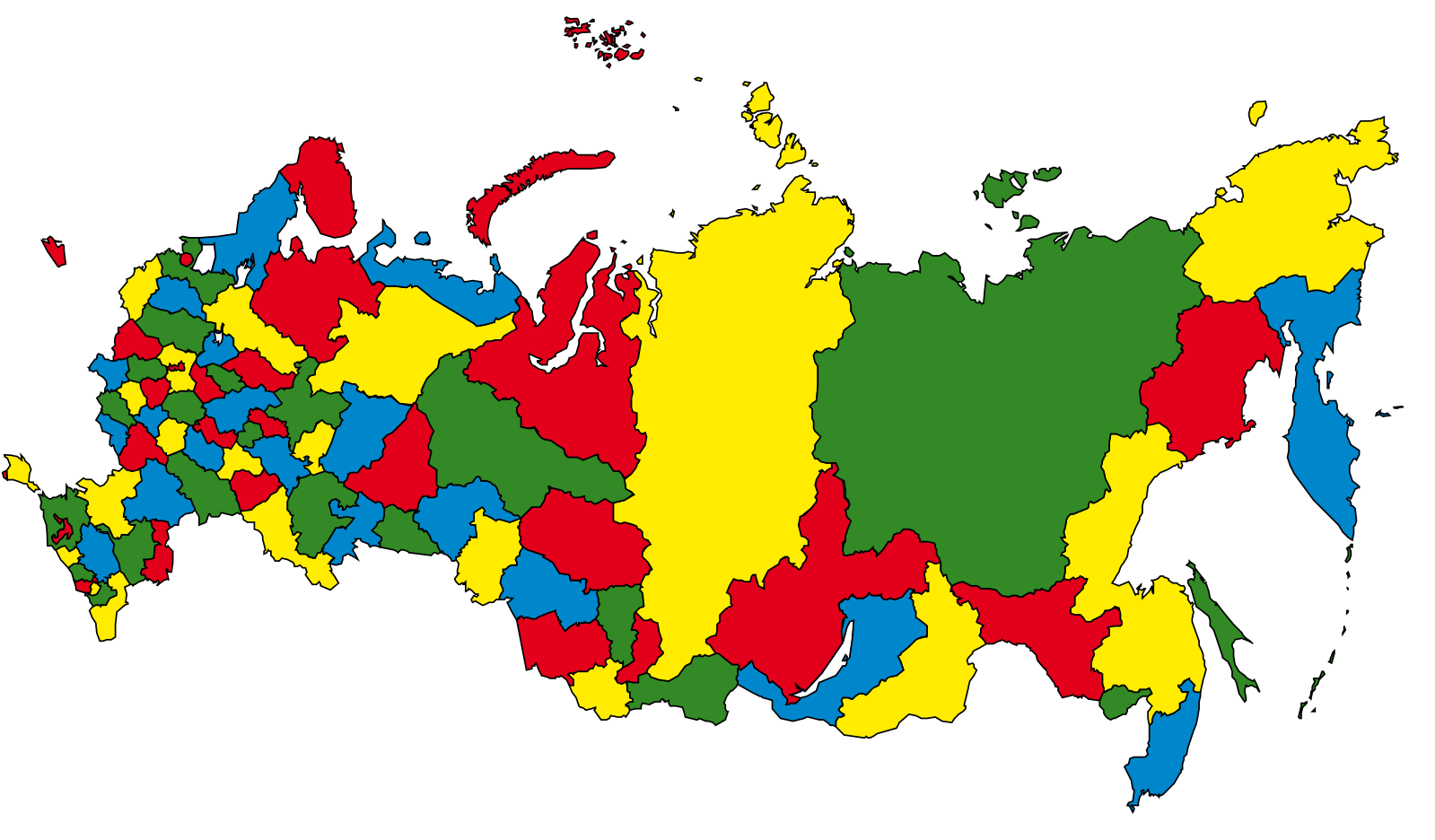 Карта рф для детей