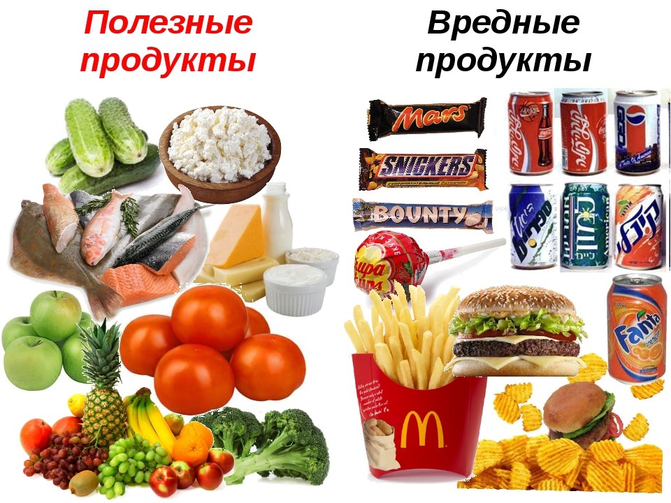 Продукты в картинках для детей