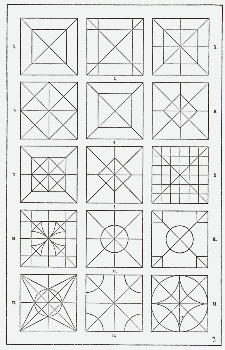 Схемы построения орнаментов