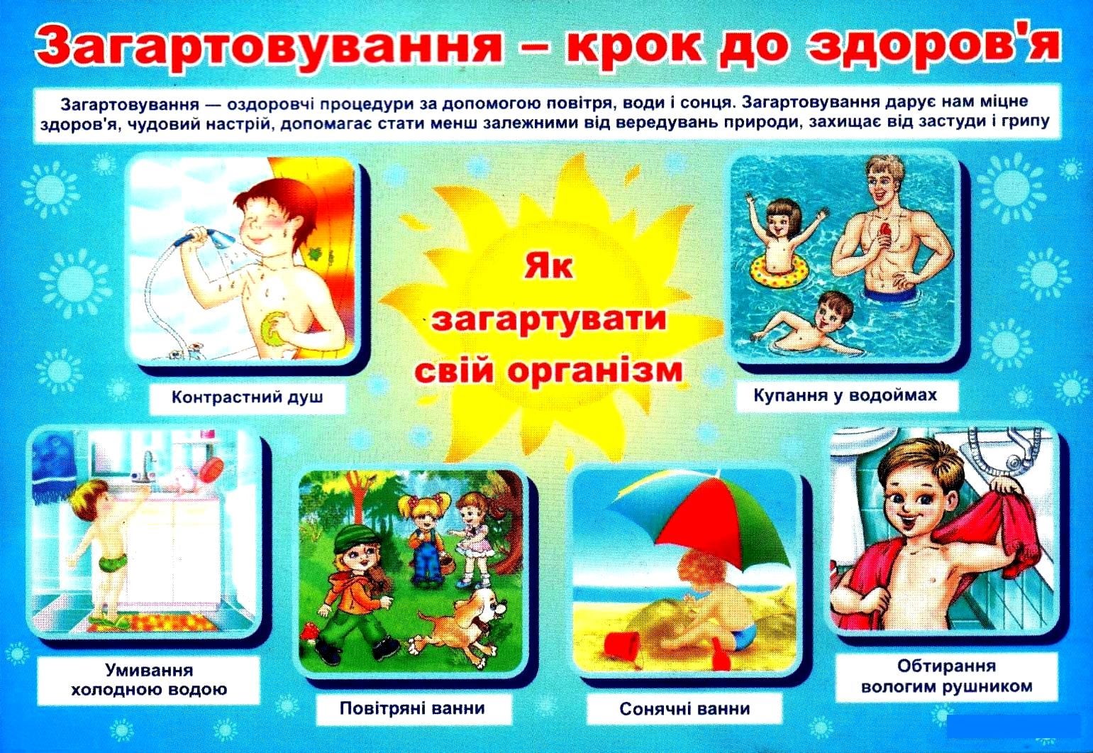 Закаливание картинки рисунки