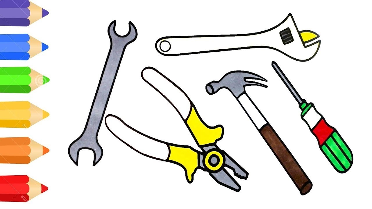 Drawing tool. Инструменты для рисования. Инструменты иллюстрация. Инструменты для детского рисования. Инструменты рисунок для детей.