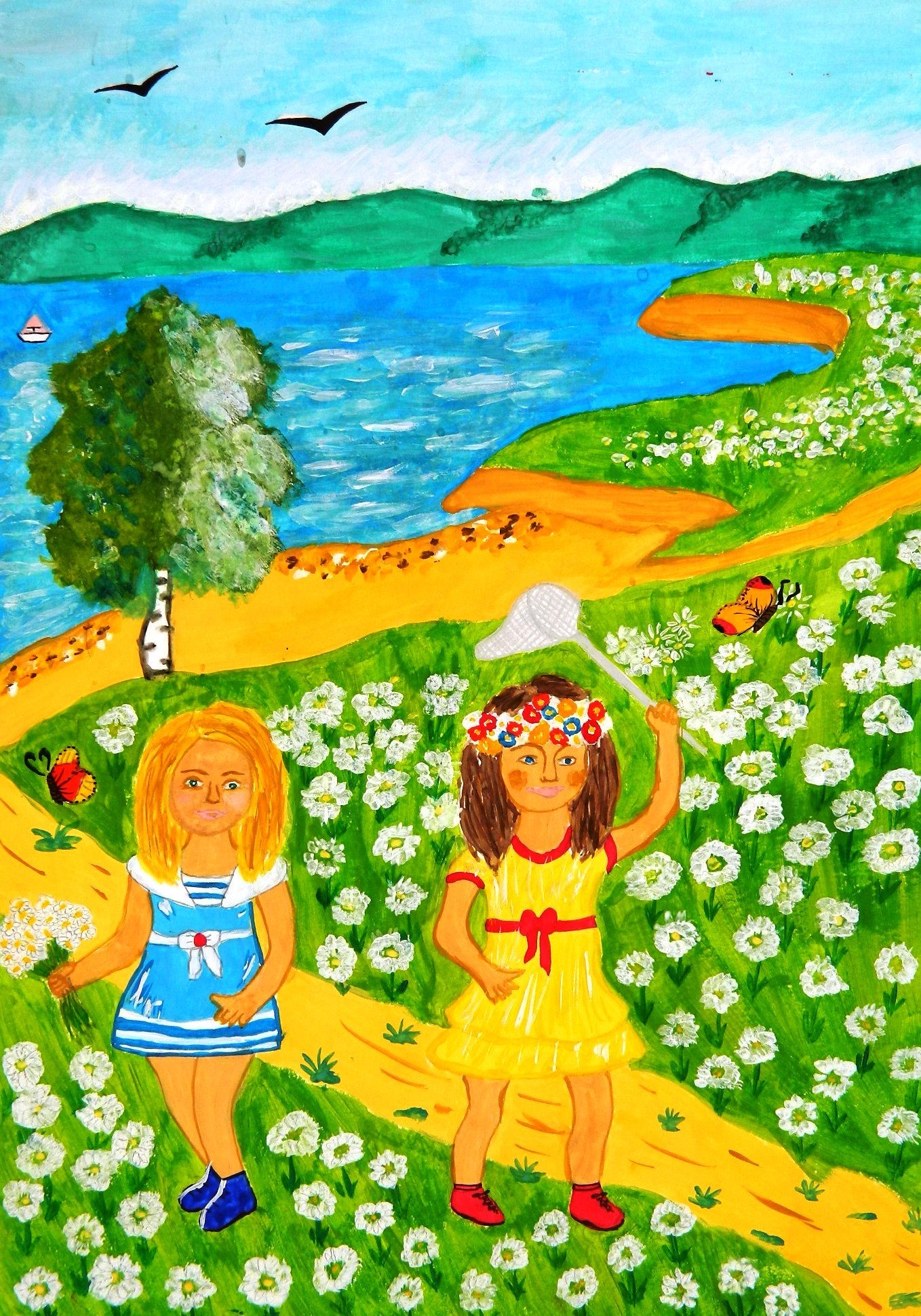 Рисунки детей 6 9 лет. Летние рисунки. Рисунок на тему лето. Детские рисунки на тему лето. Лето рисунок для детей.